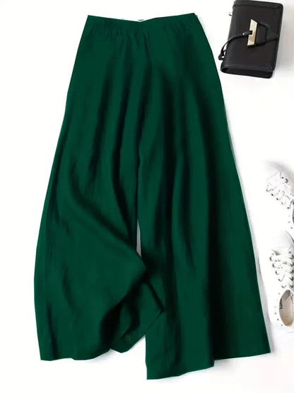 Anina Wide Leg Linen Pants