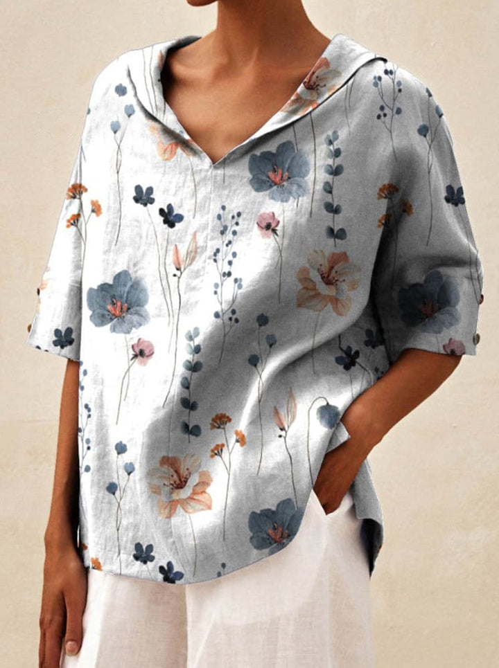 Andrea | Elegant top with V-neck