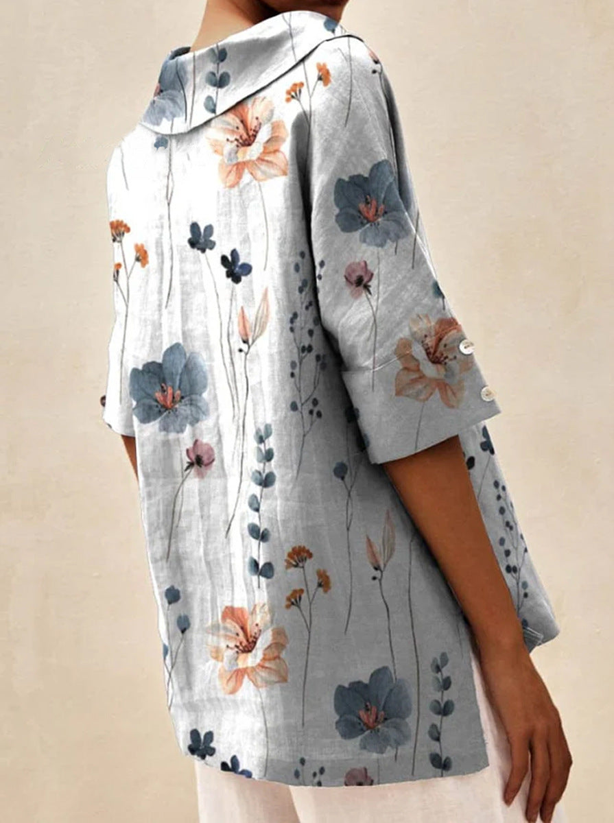 Andrea | Elegant top with V-neck