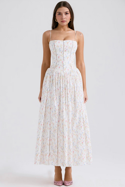 VIOLETTA POSY MIDI DRESS
