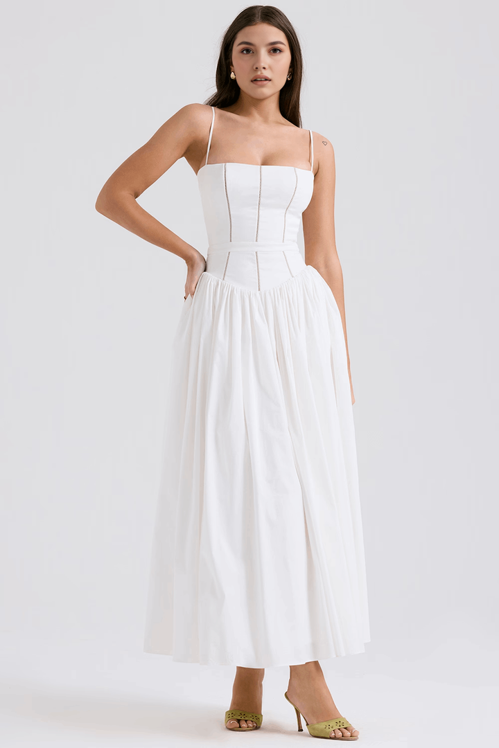 VIOLETTA POSY MIDI DRESS
