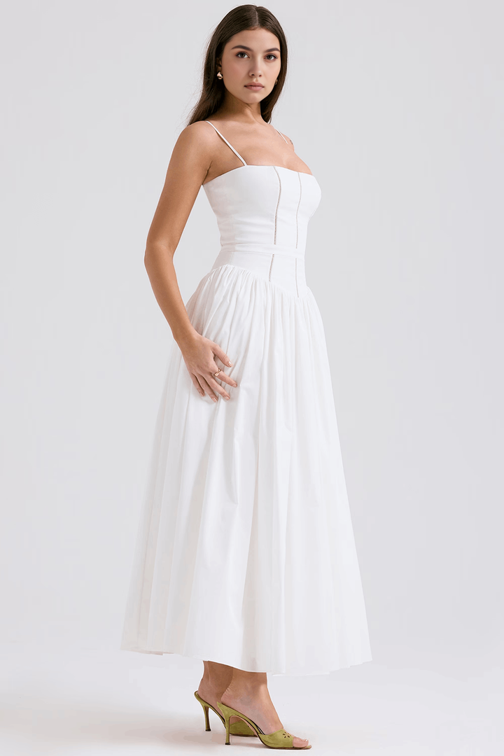 VIOLETTA POSY MIDI DRESS