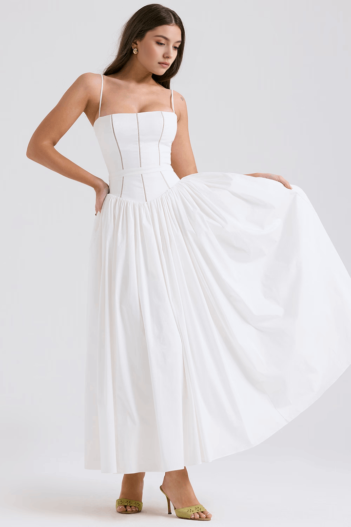 VIOLETTA POSY MIDI DRESS