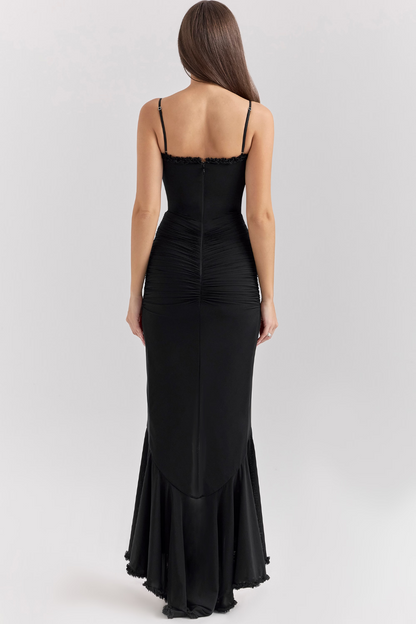 VOLARE RUFFLE GOWN