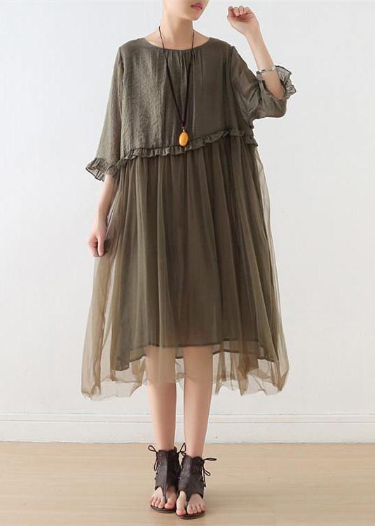 Tull Maxi dresses patchwork chiffon Summer Dresses