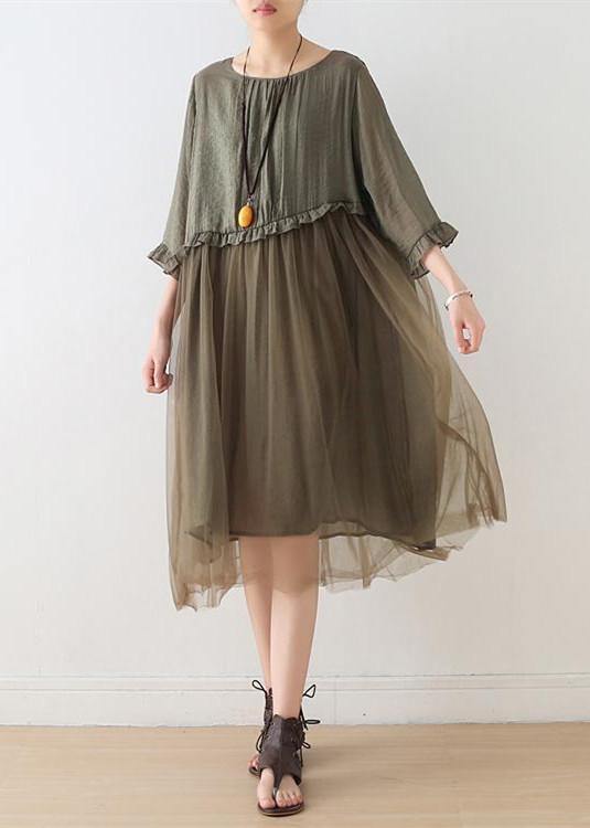 Tull Maxi dresses patchwork chiffon Summer Dresses