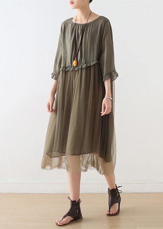 Tull Maxi dresses patchwork chiffon Summer Dresses