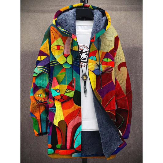 Wynn™ - Vibrant Cat Hoodie