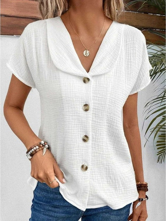 Mia™ - Elegant Top With Handmade Details