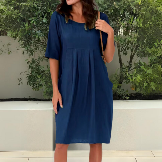 Mireva - Loose Dress With Pocket