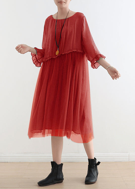 Tull Maxi dresses patchwork chiffon Summer Dresses