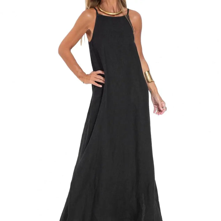 ELEGANCE SHOULDERLESS MAXI DRESS