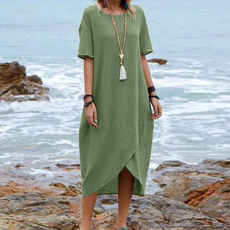 Aria™ – Comfy Midi Dress