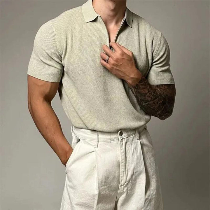 MORCO ZIP MUSCLE SHIRT