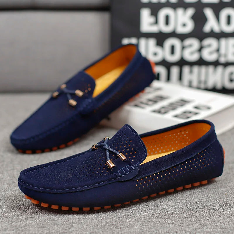 Duque - Breathable leather shoes for men