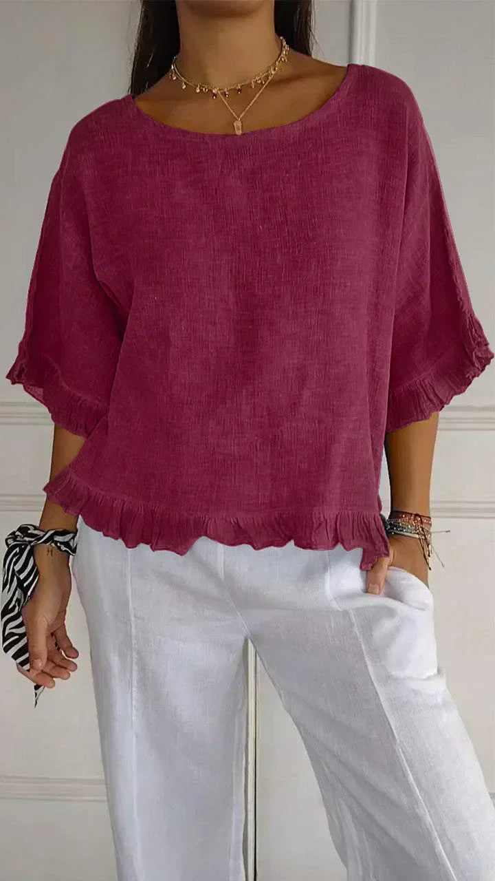 Patsy | Minimalist Linen Shirt