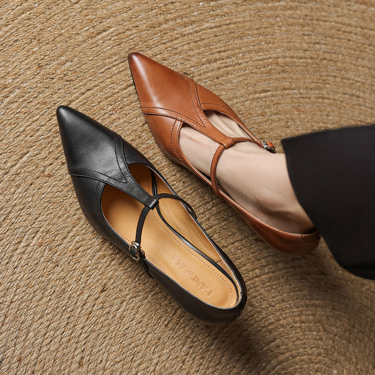 Avery™ - Premium Leather Heels