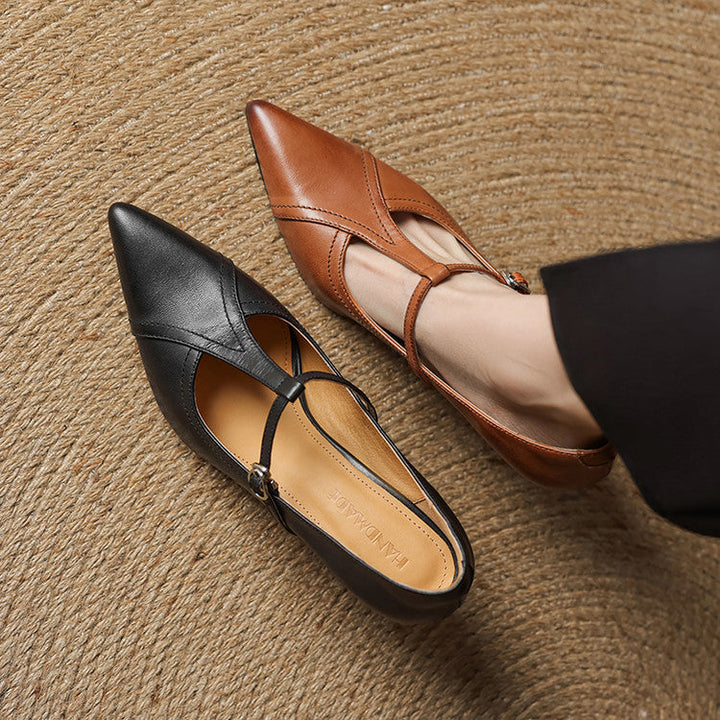 Avery™ - Premium Leather Heels