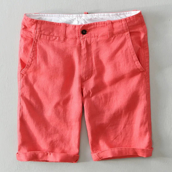SOLANO MEN'S LINEN DENIM SHORTS