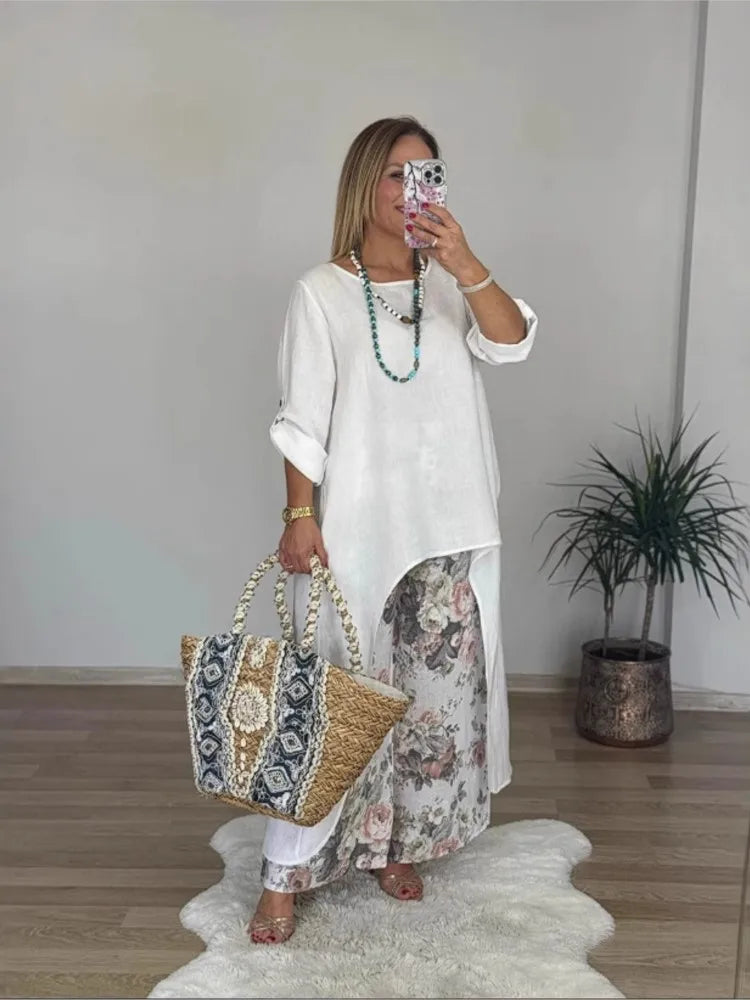 Isabella™ - Elegant Top and Pants Set