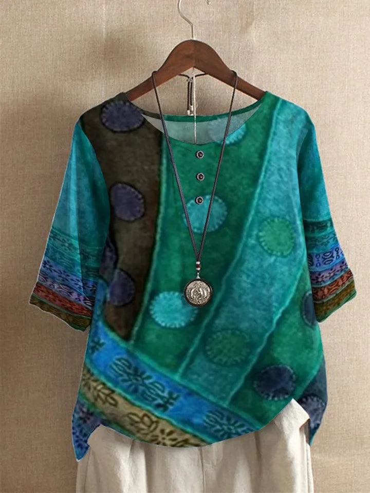 Valarie - Colorful bohemian top