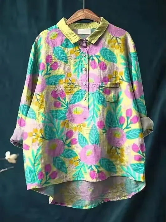 Nyssa - Exclusive women's colorful spring shirts