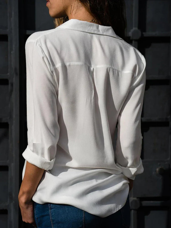 Scarlett™ - Elegant Chiffon Blouse