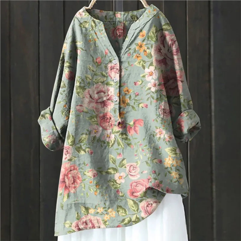 Mira | Vintage Floral Top