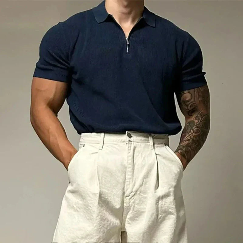 MORCO ZIP MUSCLE SHIRT