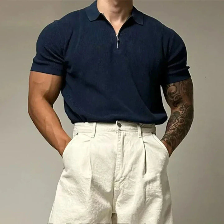 MORCO ZIP MUSCLE SHIRT