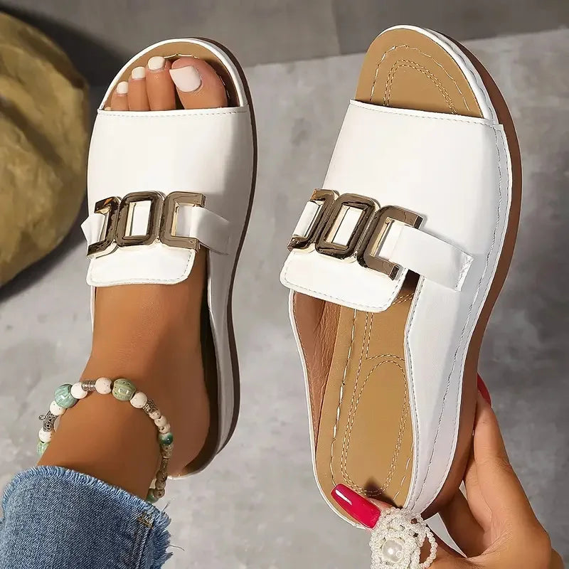 Liora – Easy Walk Open Heel Slippers