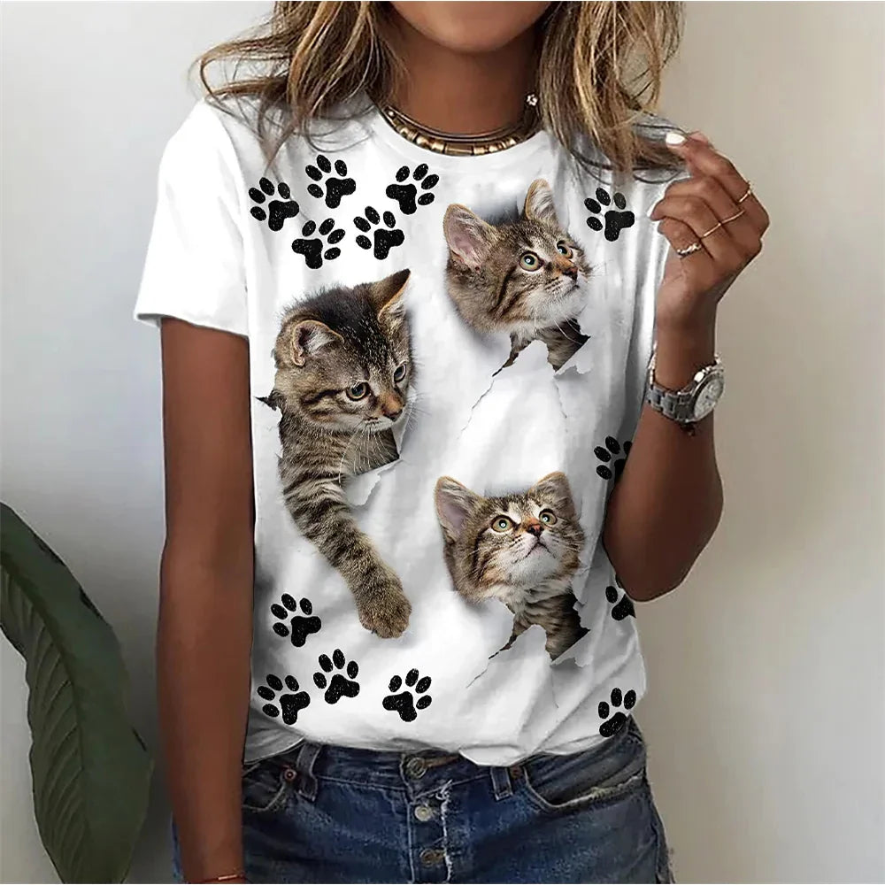 Noelia Exclusive Feline Elegance Tee