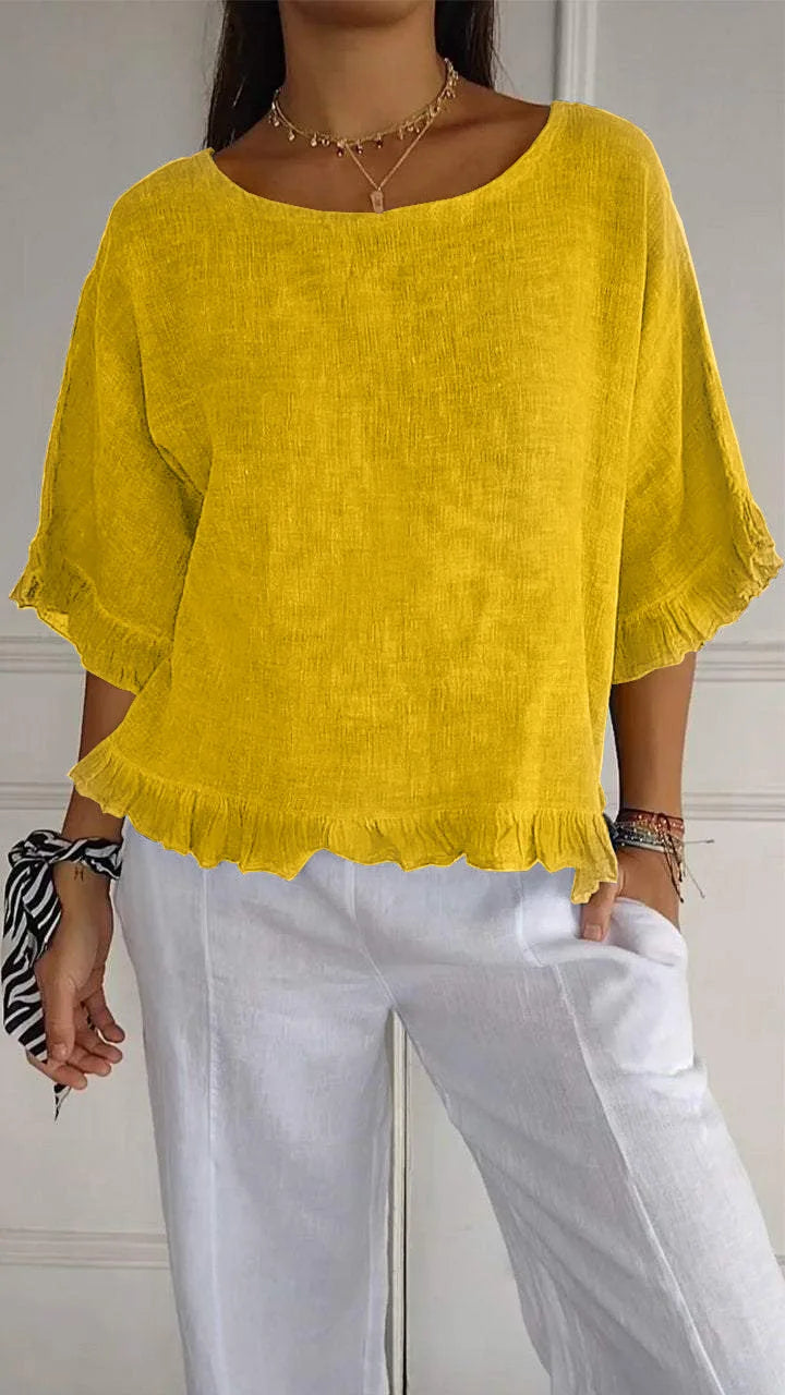 Patsy | Minimalist Linen Shirt