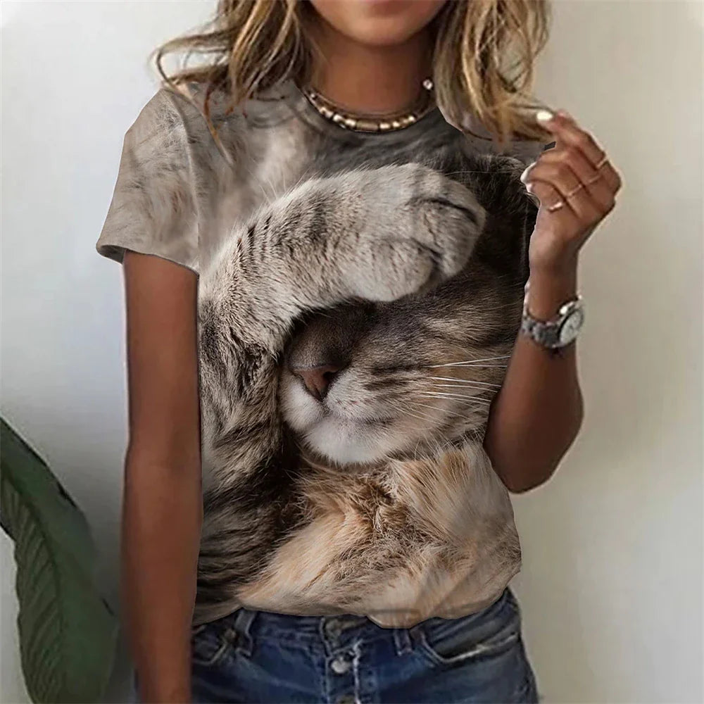 Quinley Exclusive Feline Elegance Tee