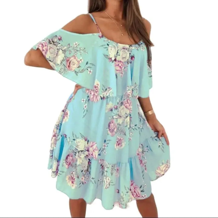 FLEURBELLE OFF-SHOULDER DRESS