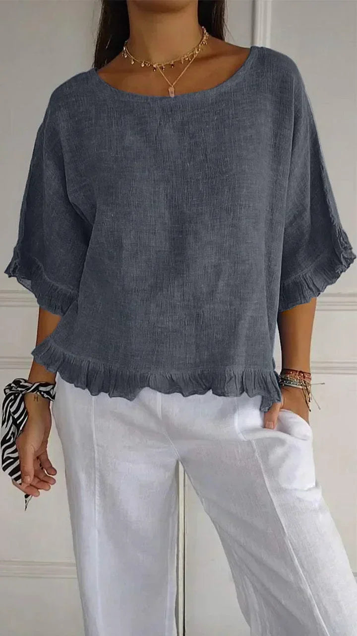 Patsy | Minimalist Linen Shirt