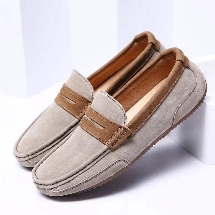 LEO - GENUINE SUEDE LOAFERS