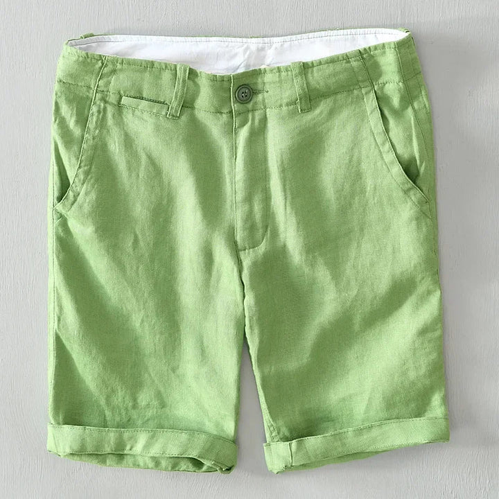SOLANO MEN'S LINEN DENIM SHORTS