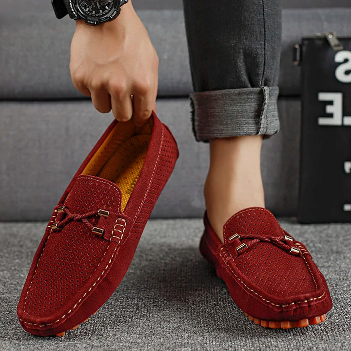 Duque - Breathable leather shoes for men
