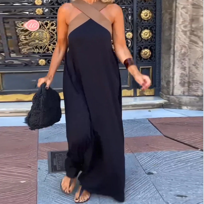 Olive™ | Draped Crossover Summer Dress