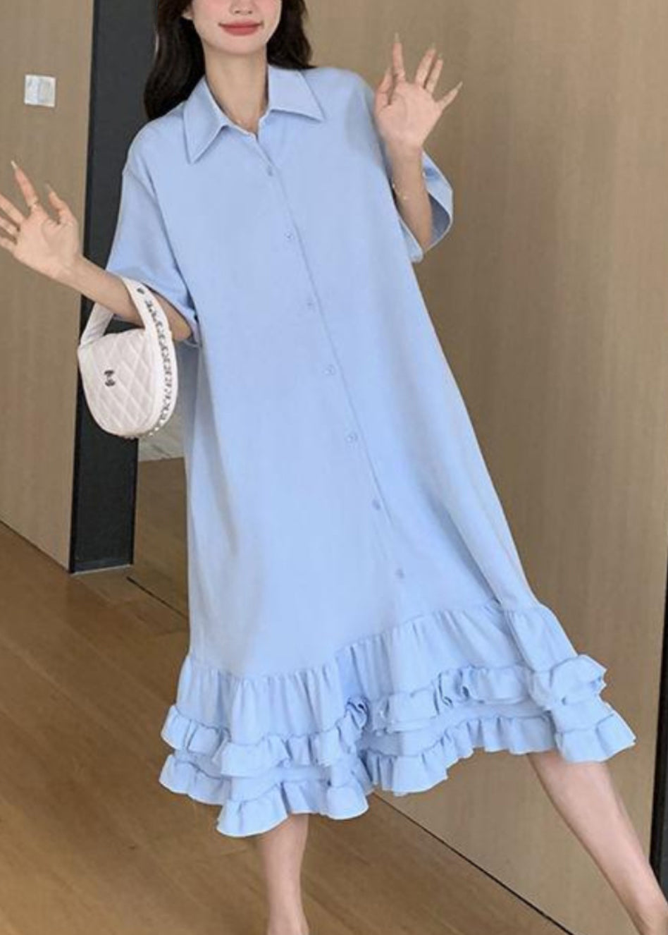 Maxi Dress Short Sleeve