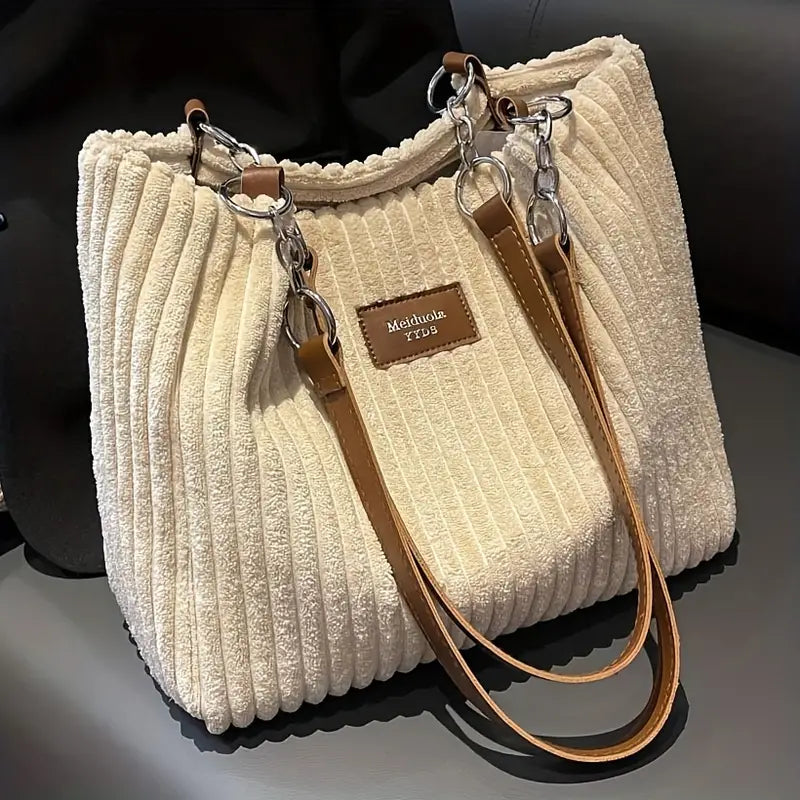 Meiduole™ - Elegant Corduroy Tote Bag