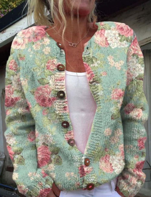 Merryn | Elegant Vest with Floral Print