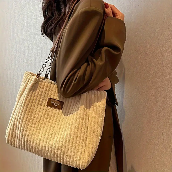 Meiduole™ - Elegant Corduroy Tote Bag