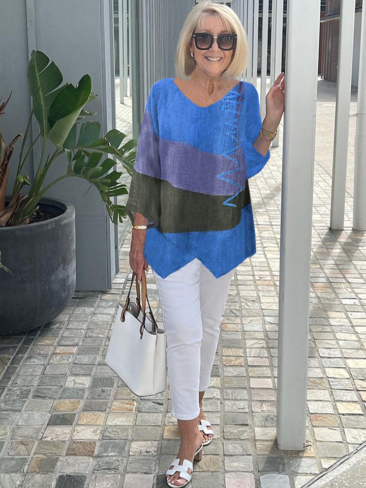Alyse - Chic Long Sleeve Casual Loose Top