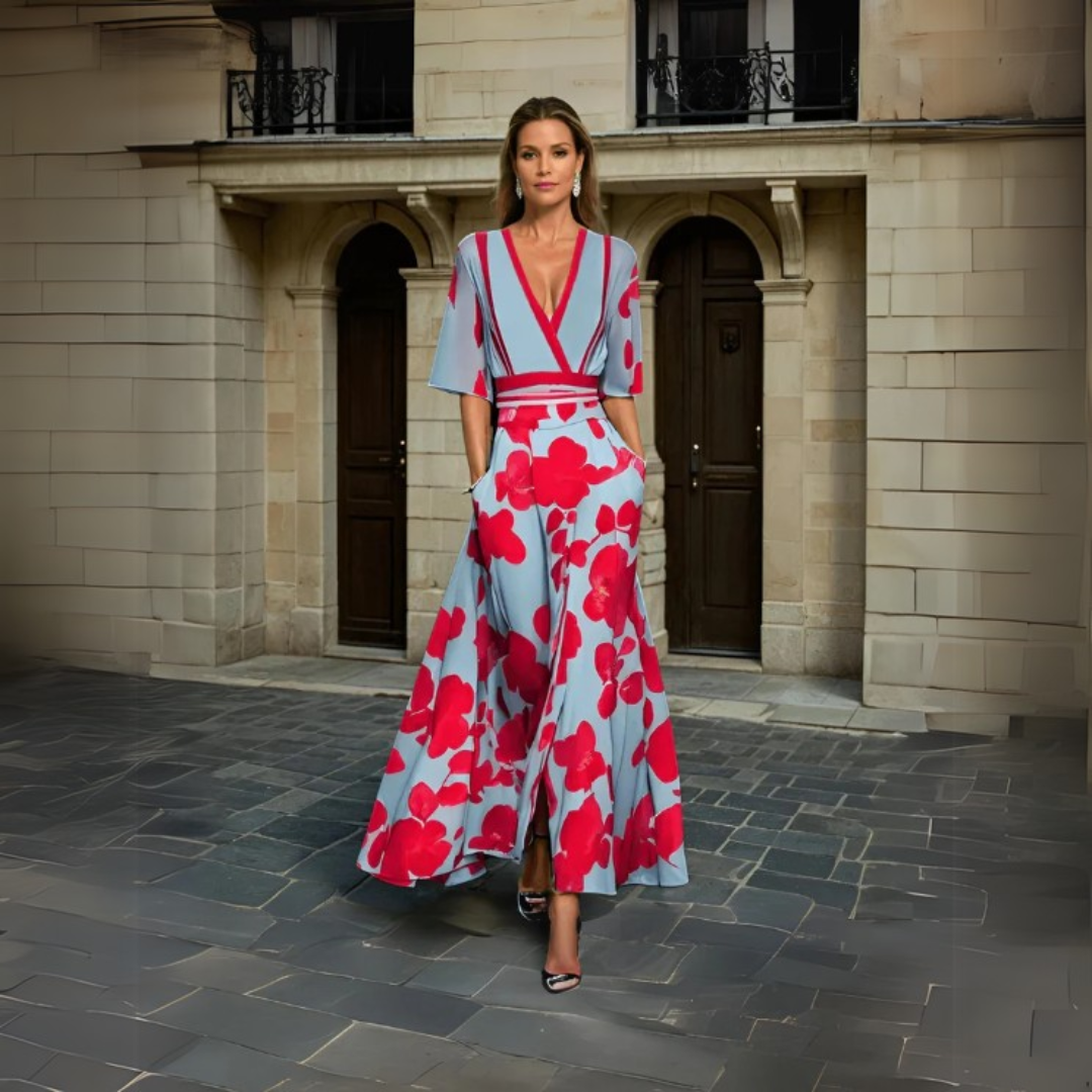 Elenora | Elegant Floral Dress