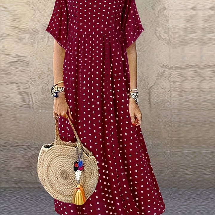 Xeniah | Polka Dot Summer Dress
