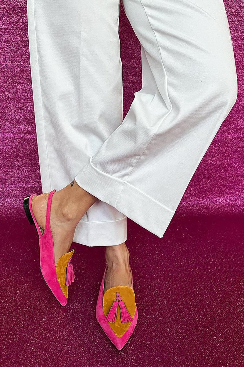 Tessa Tassel Slingbacks
