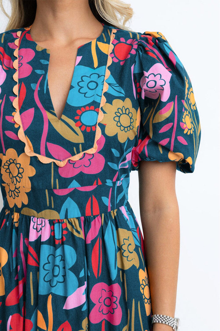 VIRENA RETRO MAXI DRESS