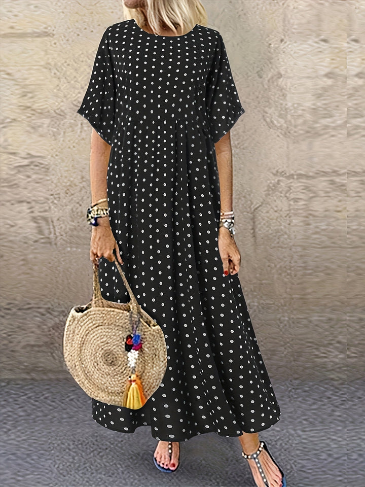 Xeniah | Polka Dot Summer Dress